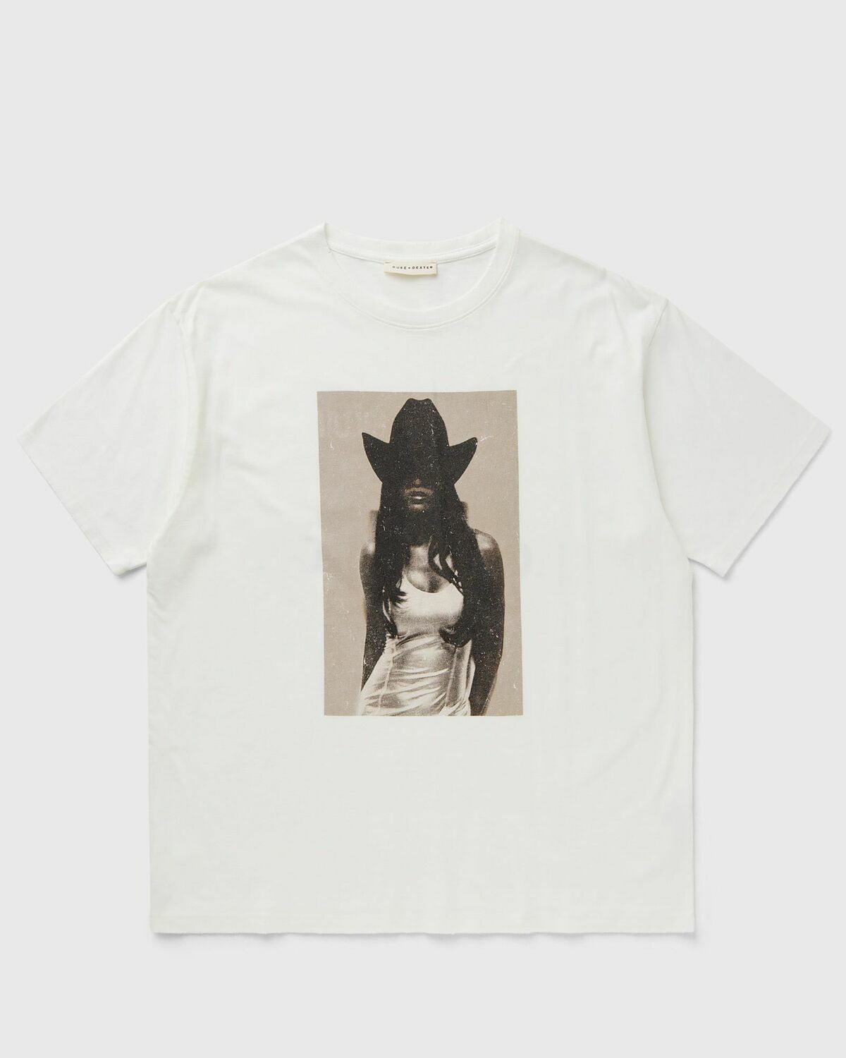 Duke & Dexter Duke Cowgirl Tee White Mens Shortsleefe