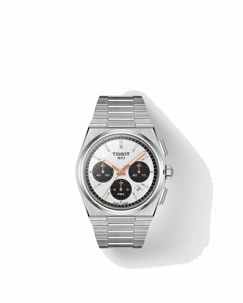 Photo: Tissot Prx Automatic Chronograph Silver/White - Mens - Watches
