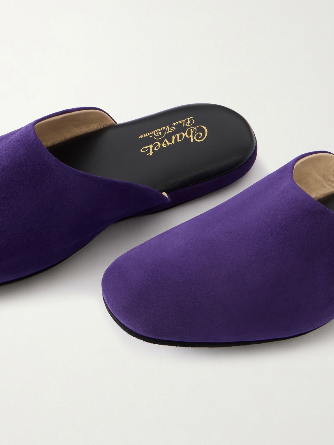 Charvet - Suede Slippers - Purple