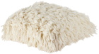 Mush Studios SSENSE Exclusive Off-White Shag Cushion