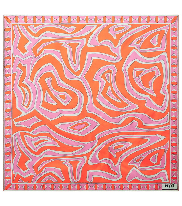 Photo: Pucci Labirinto silk twill scarf