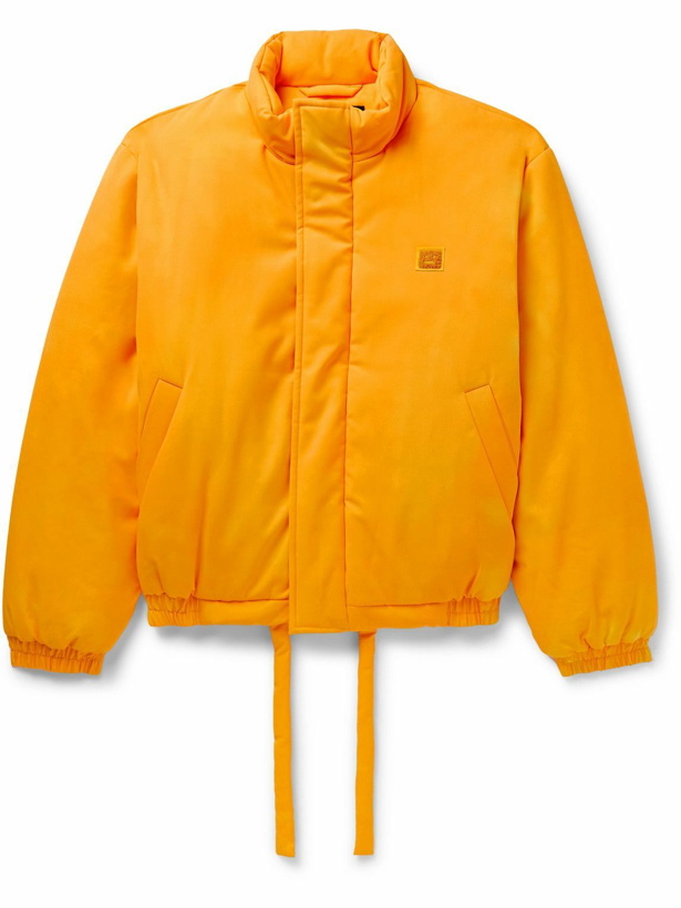 Photo: Acne Studios - Orthuro Logo-Appliquéd Padded Shell Jacket - Orange