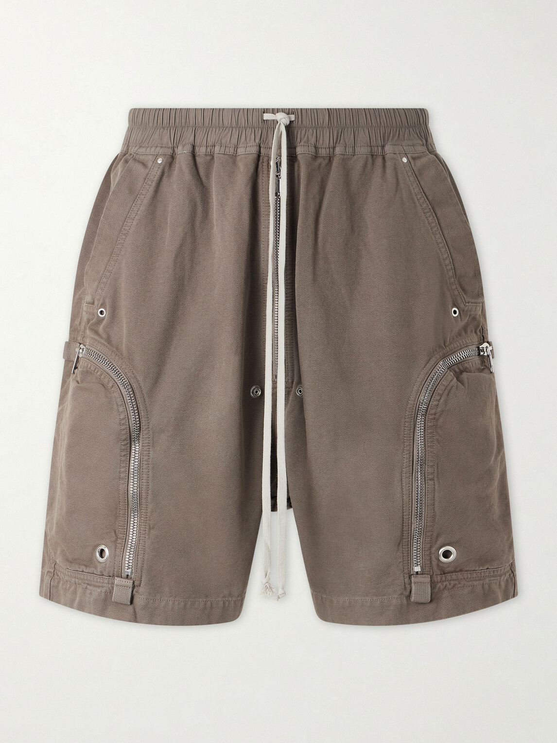 DRKSHDW by Rick Owens - Bauhaus Straight-Leg Cotton-Canvas Shorts