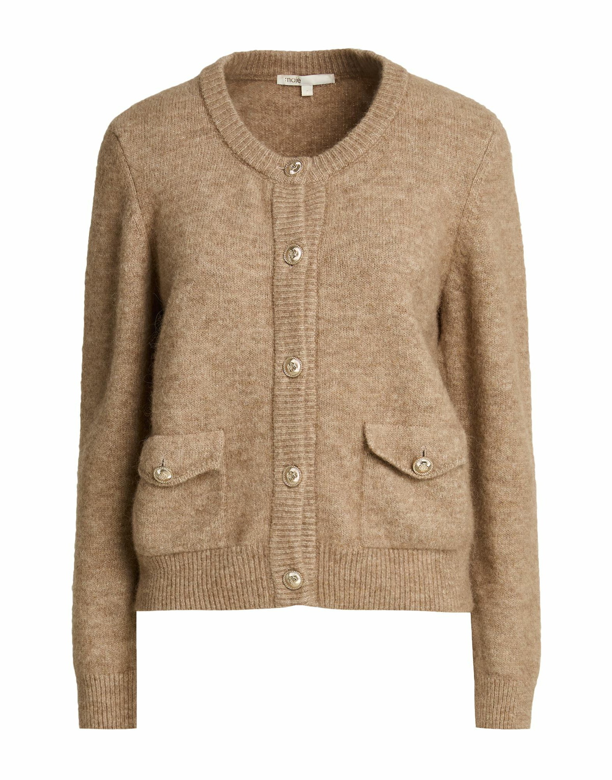 Maje Womens Cardigan Sand