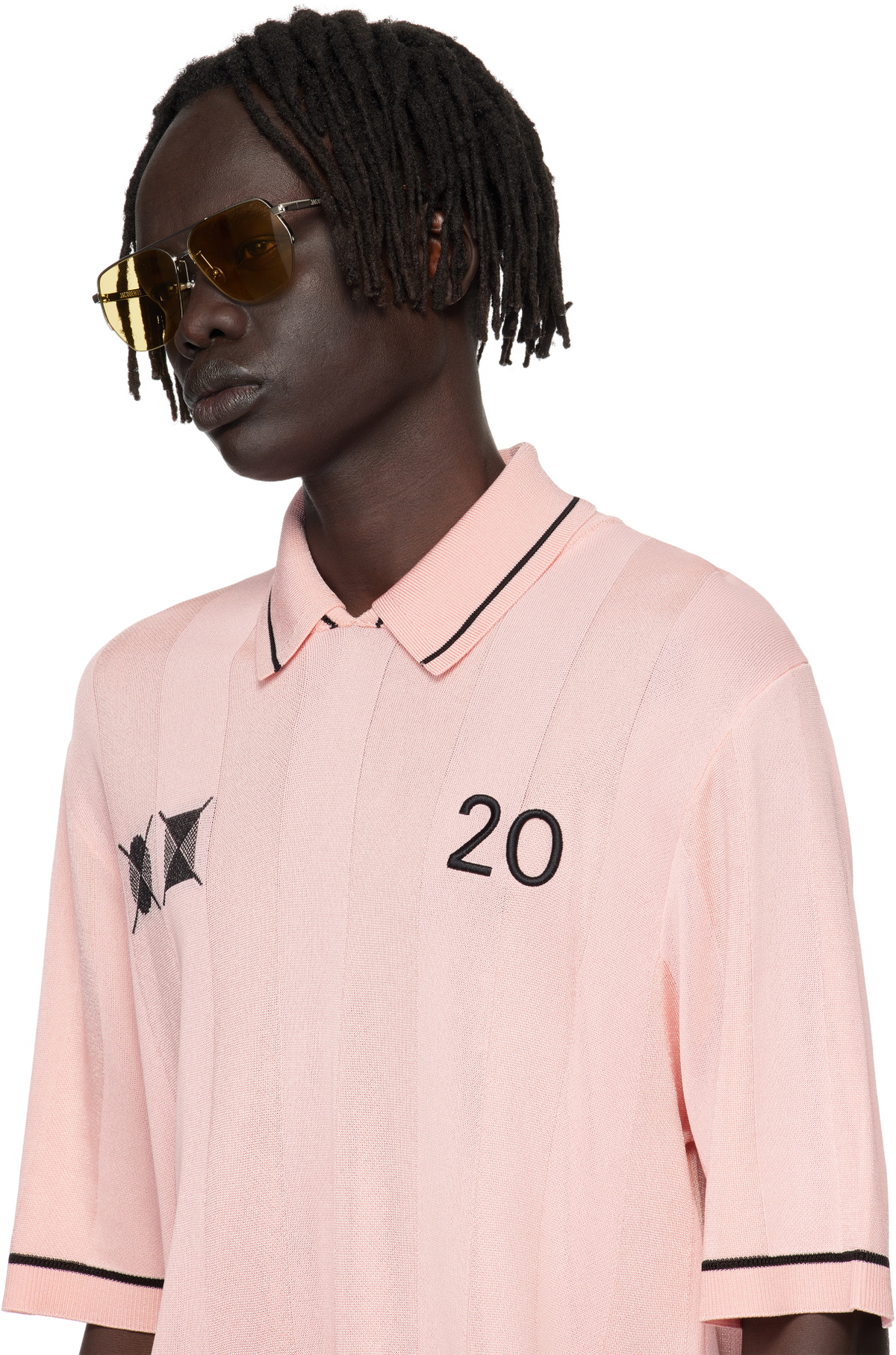 JACQUEMUS Silver La Croisière 'The Aviador' Sunglasses