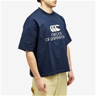 Checks Downtown Men's x Canterbury Logo T-Shirt in Navy