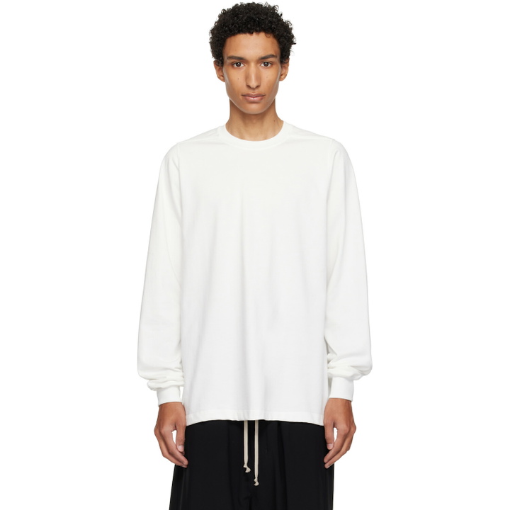 Photo: Rick Owens Off-White Tower Short Crewneck LS Sweatshirt