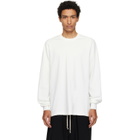 Rick Owens Off-White Tower Short Crewneck LS Sweatshirt