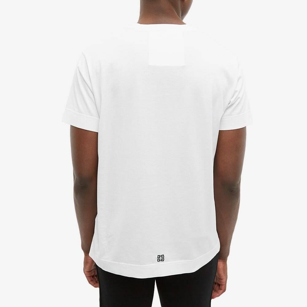 Givenchy Men's College Embroidered Logo T-Shirt in White