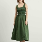 Damson Madder Women's Cynthia Midi Dress Presented by END. in Olive
