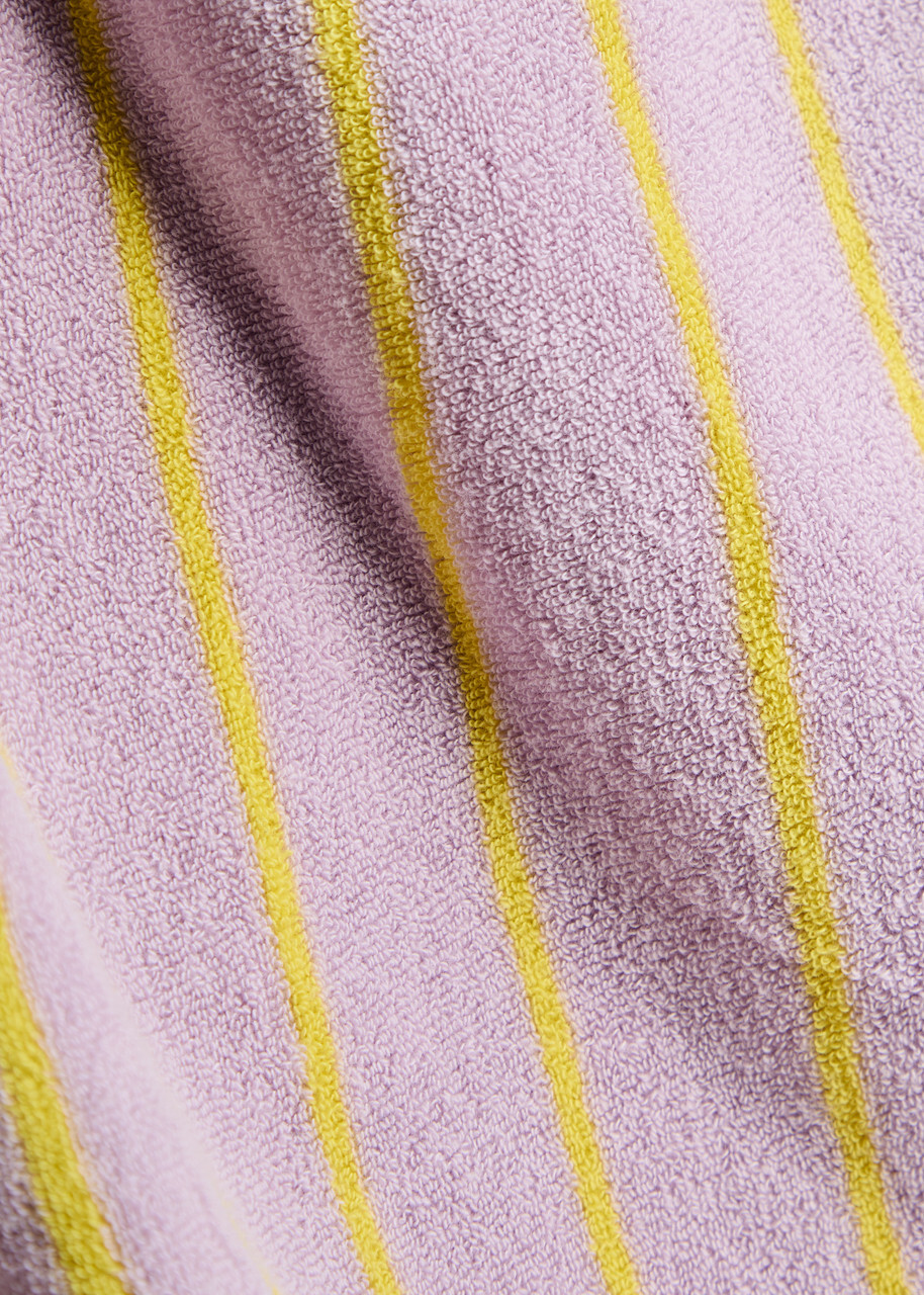 Bongusta Naram Striped Terry Shorts Lilac