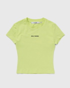 Daily Paper Logotype Cropped Ss Tee Green - Womens - Shortsleeves
