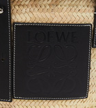 Loewe - Paula's Ibiza small leather-trimmed basket tote