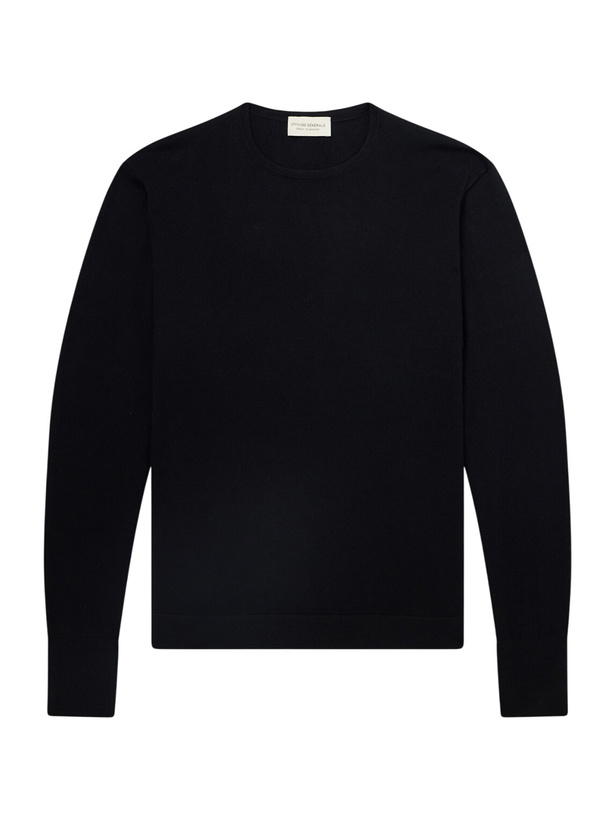 Photo: Officine Générale - Nina Merino Wool Sweater - Black