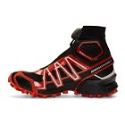 Salomon Black and Red Limited Edition Snowcross ADV LTD Sneakers