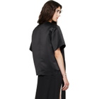 TOTEME Black Duchess Satin T-shirt