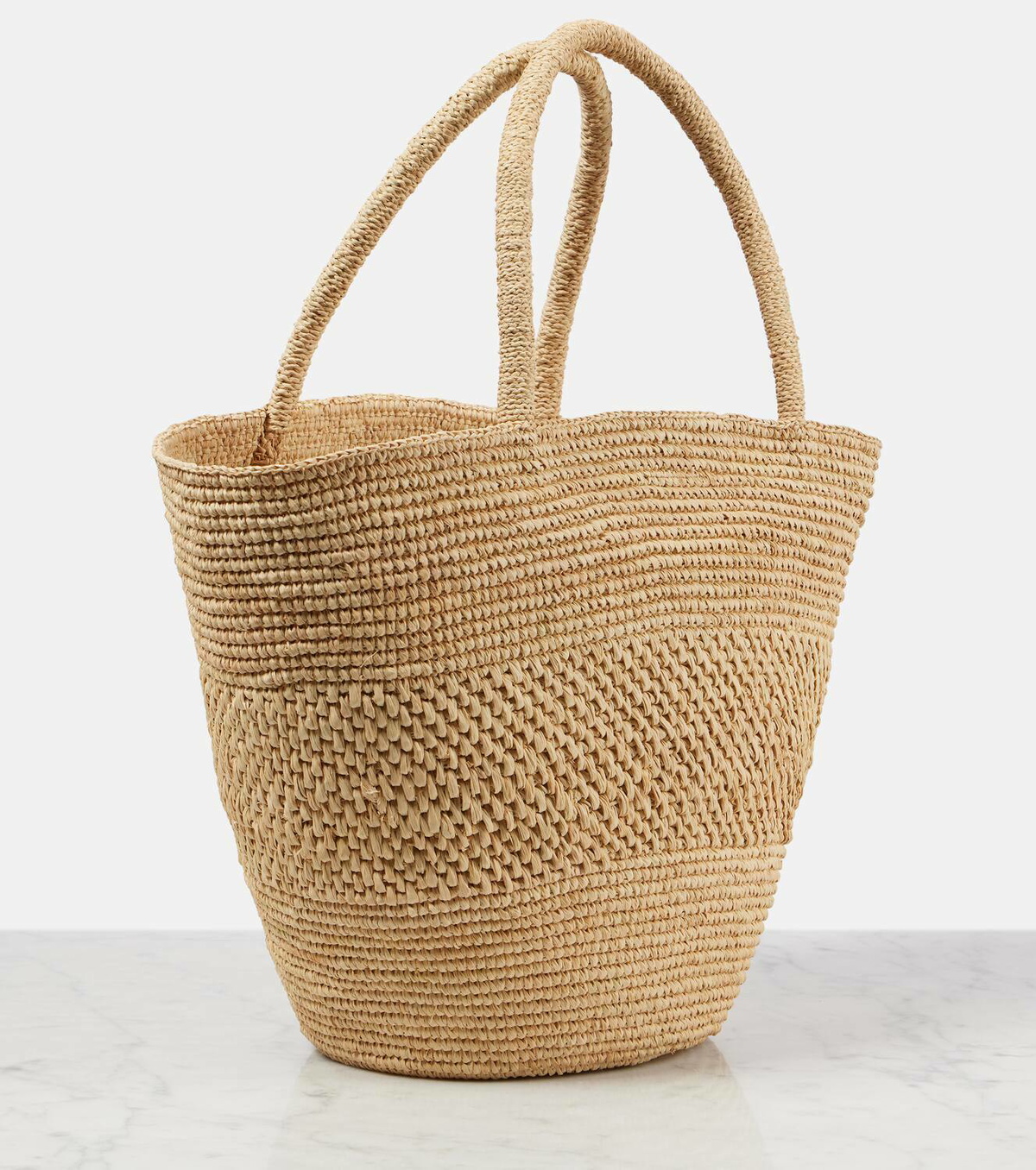 The Row Emilie Small raffia basket bag The Row