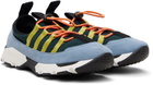 Marni Green & Blue Lycra Lace-Up Running Sneakers