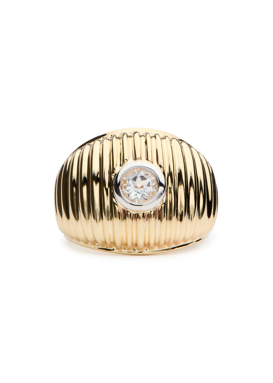 Yvonne Leon Bague Maxi 9kt Gold Ring