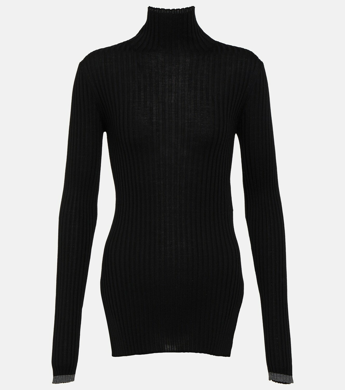 Plan C Ribbed-knit wool sweater