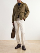 Officine Creative - Quentin/026 Cashmere-Lined Suede Tote Bag - Brown