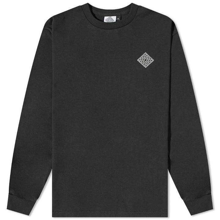 Photo: The National Skateboard Co. Men's Long Sleeve Logo T-Shirt in Black