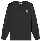 The National Skateboard Co. Men's Long Sleeve Logo T-Shirt in Black