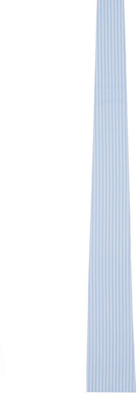 Photo: Comme des Garçons Shirt Blue Striped Tie
