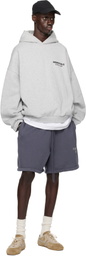 Fear of God ESSENTIALS Gray Fleece Hoodie