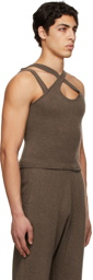 extreme cashmere Brown n°222 Raver Tank Top