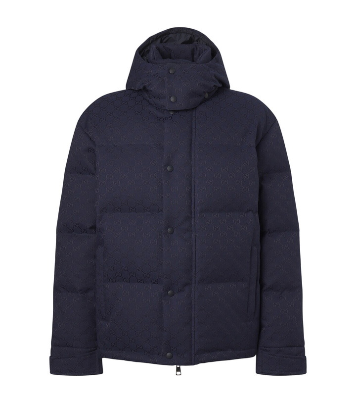 Photo: Gucci GG Canvas down jacket