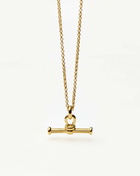 Missoma T-bar 18ct Gold Plated Necklace - One Size