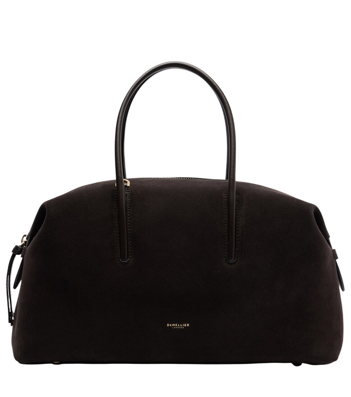 Photo: DeMellier Stockholm Midi suede top-handle bag