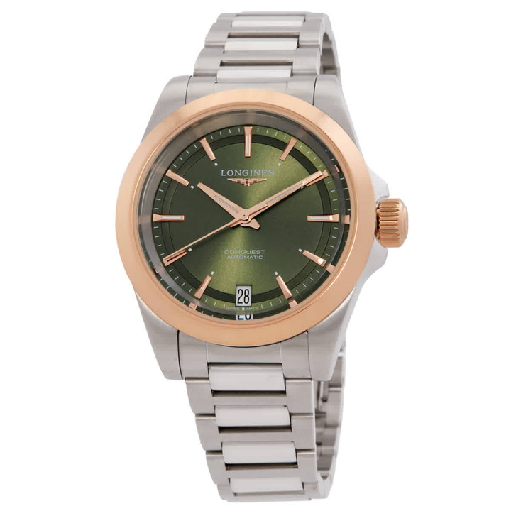 Photo: Longines Conquest Automatic Green Dial Watch L34305026