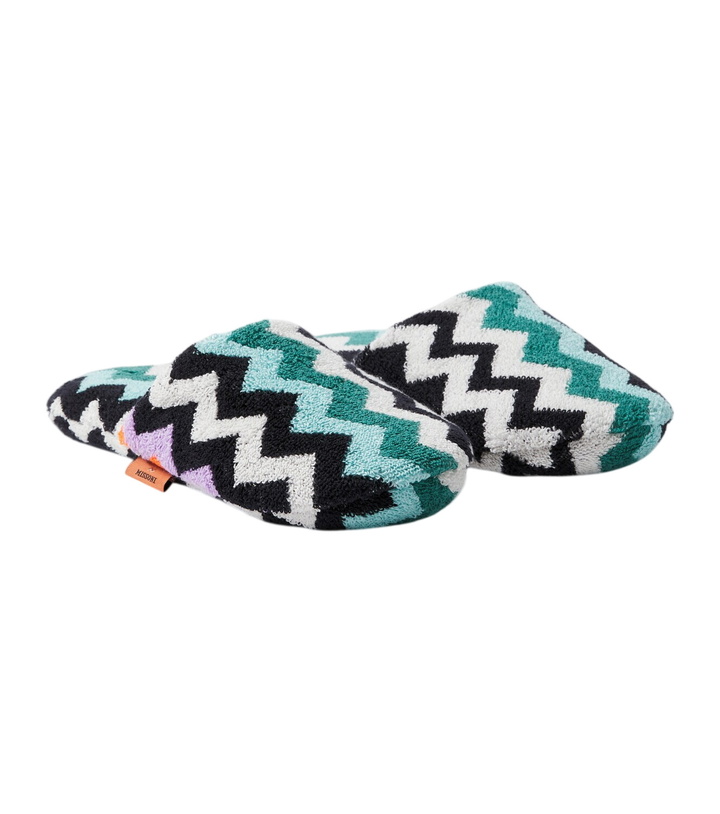 Photo: Missoni Best Zigzag cotton terry slippers