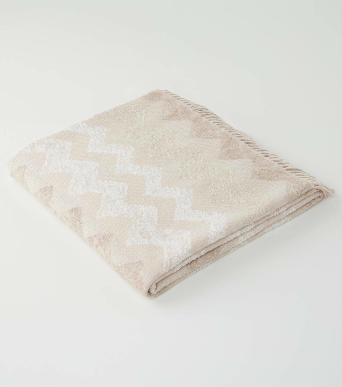 Missoni Gessetti Zig Zag wool-blend throw