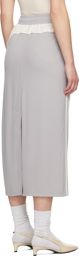 Kijun Grey Football Maxi Skirt