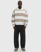 Axel Arigato Shift Striped Sweatshirt white/beige Mens Hoody
