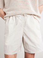 A Kind Of Guise - Volta Straight-Leg Cotton-Blend Ripstop Shorts - Neutrals