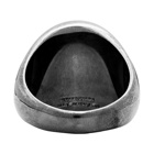 Balenciaga Silver Precious Logo Ring