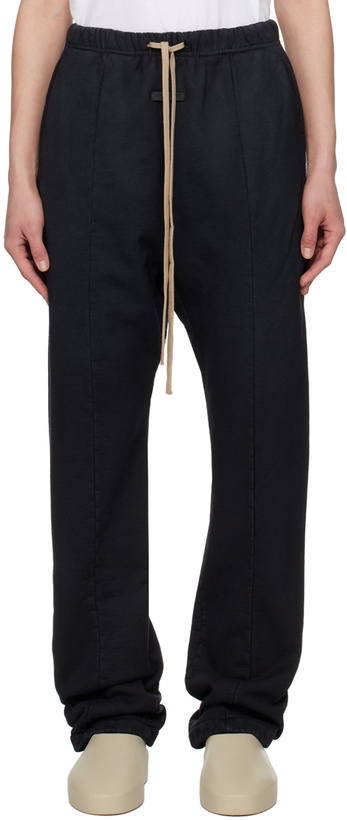 Photo: Fear of God Black Forum Sweatpants