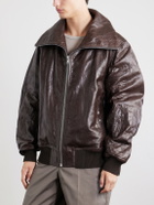 Rick Owens - Dracuflight Leather Jacket - Brown