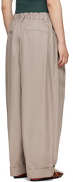Marni Gray Pleated Trousers