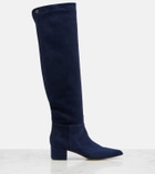 Gianvito Rossi Suede knee-high boots