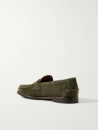 Polo Ralph Lauren - Alston Suede Penny Loafers - Green