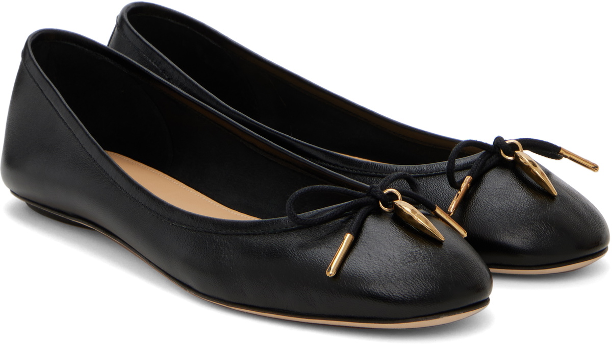 Chloé Black Iris Ballerina Flats