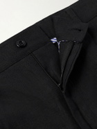 Rubinacci - Straight-Leg Pleated Linen Shorts - Black