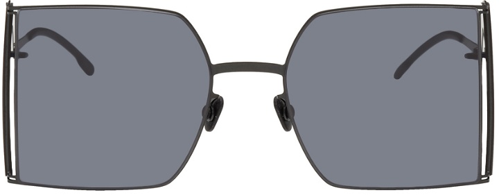 Photo: Mykita Black Helmut Lang Edition HL003 Sunglasses