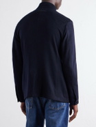 Zegna - Il Conte Cashmere Brushed Coat - Blue