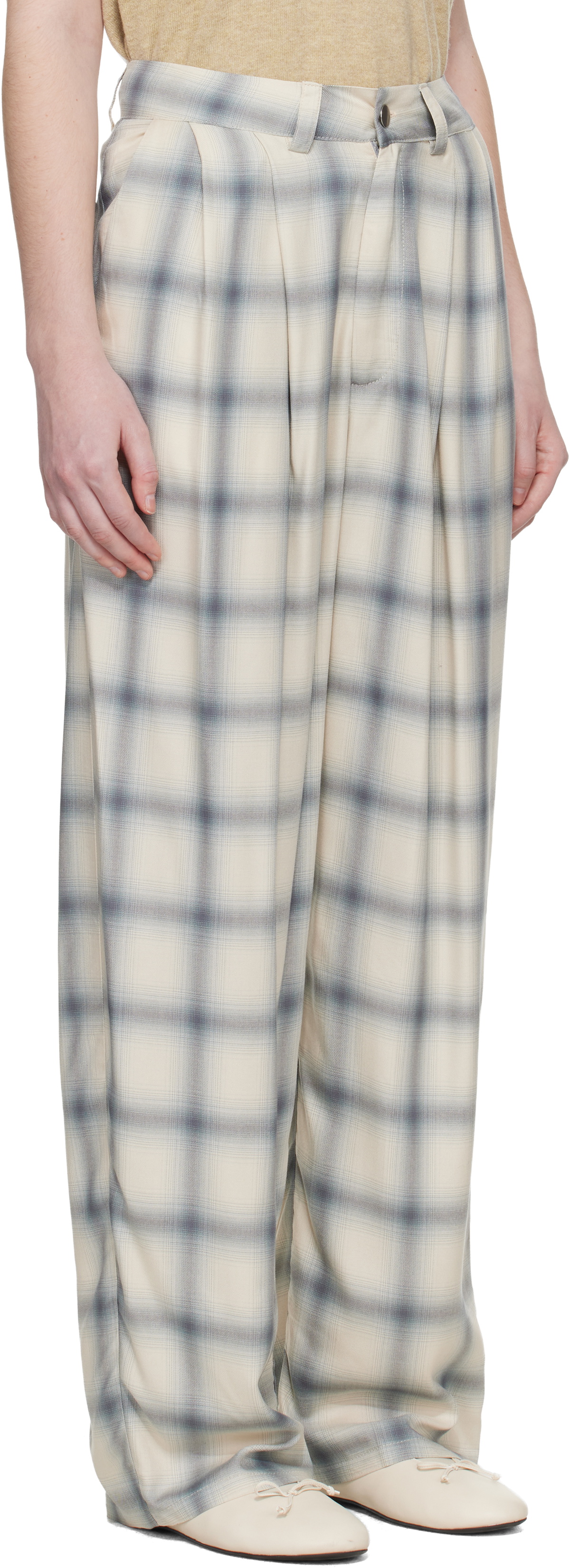 Collina Strada Off White Catchfly Trousers